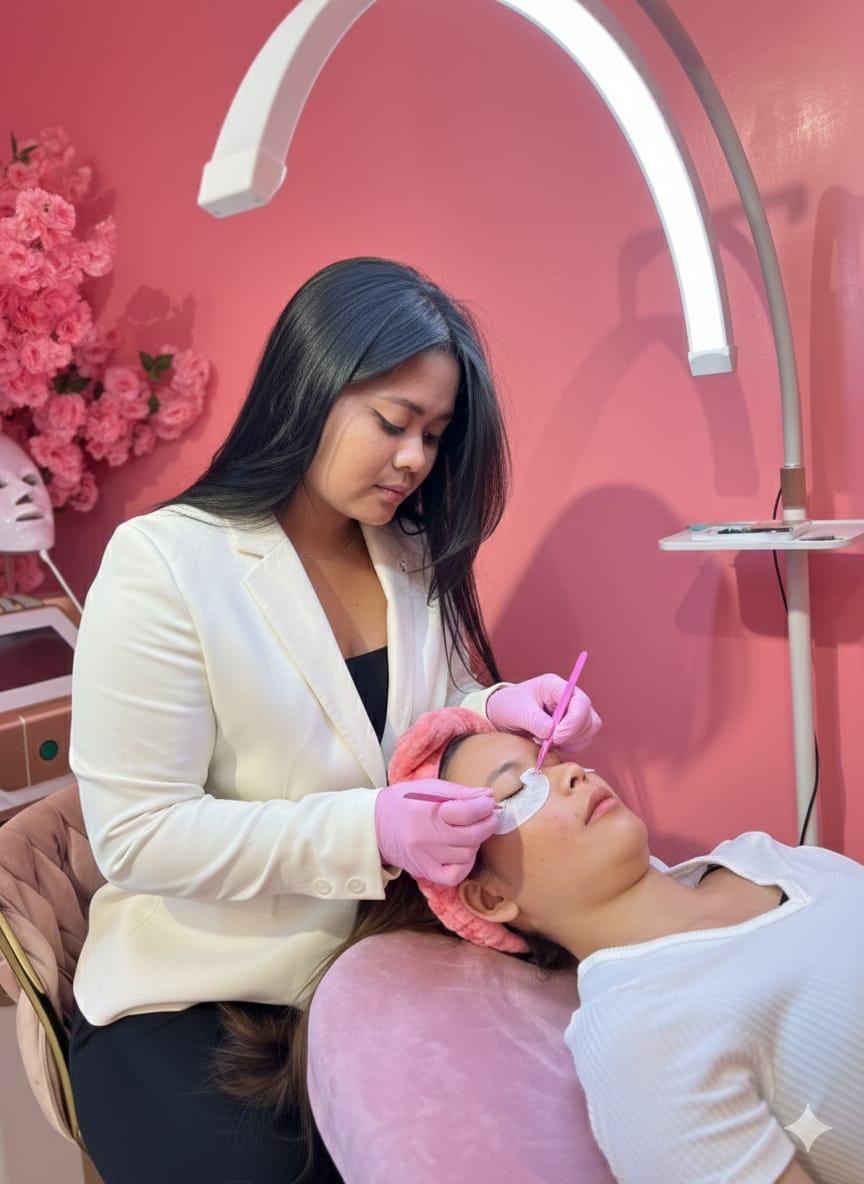 Professional treatment session